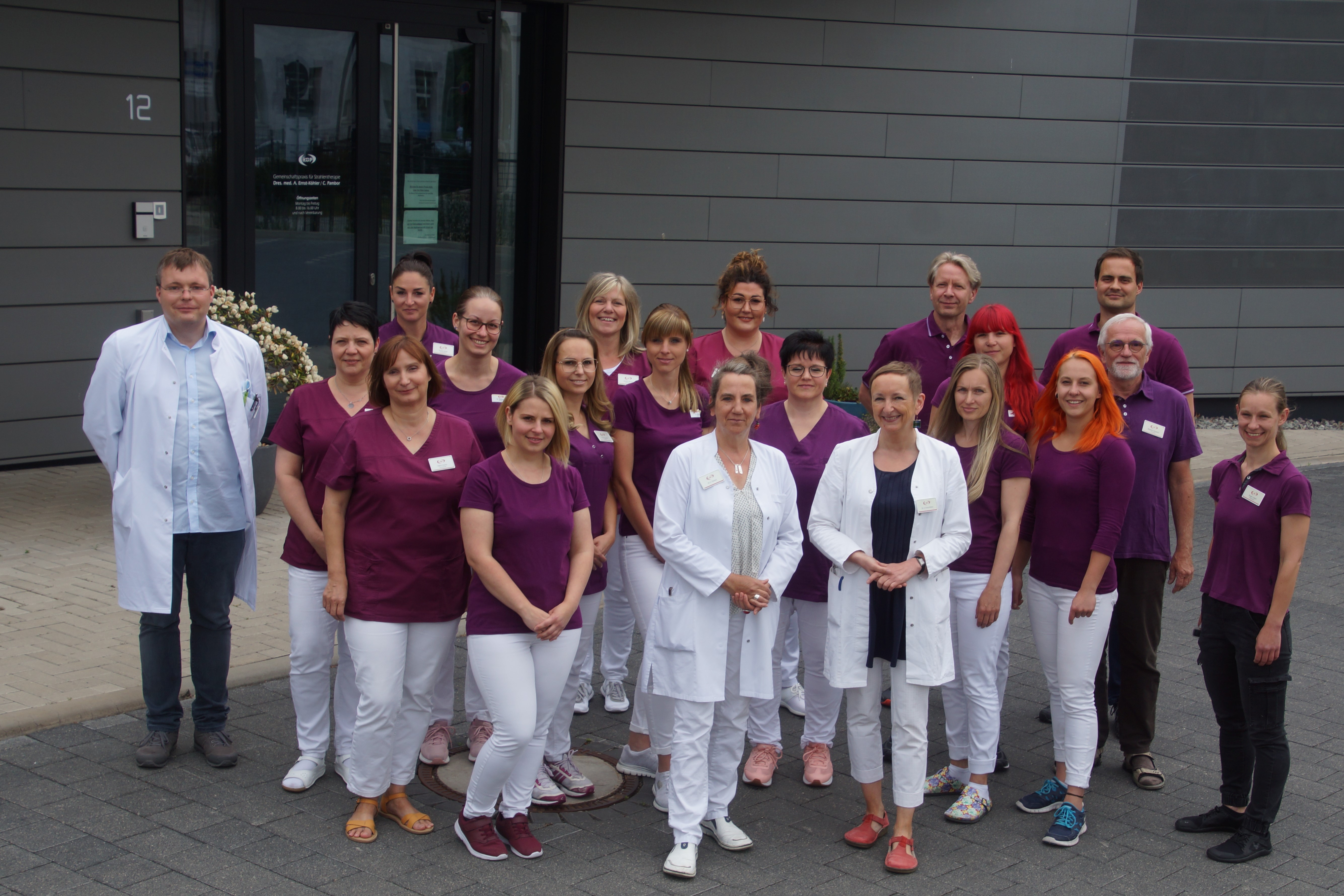 Praxisteam in der Gemeinschaftspraxis für Strahlentherapie Magdeburg